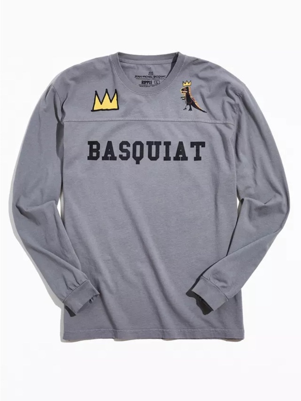 Basquiat Long Sleeve Football Tee